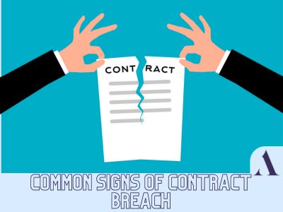 common signs of  a contract breach
